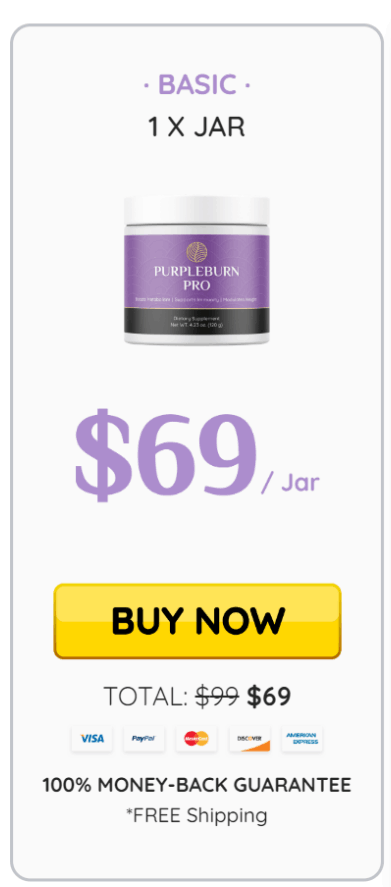 PurpleBurn Pro - 1 Bottle